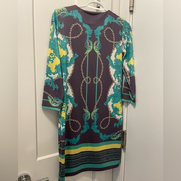 Ladies Attitude by Jay Manuel patterned dress sz6 - Picture 3 of 4